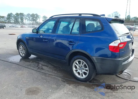 2004 BMW X3 2.5I from USA, damaged, VIN WBXPA734X4WC44797